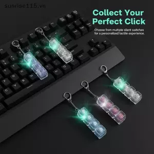 SSVN 1 / 2 / 3 / 4 / 9 Phím Bàn Phím Fidget Đồ Chơi Pha Lê Keycap Móc Khóa Giảm Căng Thẳng Đầu Ngón Tay Tiện Ích Giải Nén Đồ Chơi Clier Fidget.