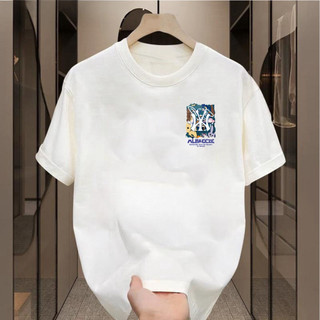 COD (Giao hàng trong 24 giờ)Áo Thun Nam Basic Vải Cotton 100% Mặc Cực Thoải Mái Không Nóng