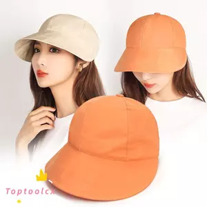 Mũ chống nắng TOPTOOLCX, Mũ đi biển đuôi ngựa vành rộng, Dây rút có thể gập lại mùa hè Tấm che khô nhanh nam nữ