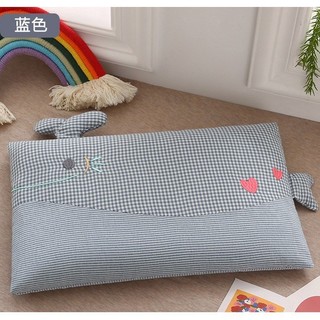 Mới Kiều Mạch Gối Cotton Cá Voi Nhỏ Táo Thêu Trẻ Em Kiều Mạch Vỏ Học Sinh Gối Mẫu Giáo Gối LE95