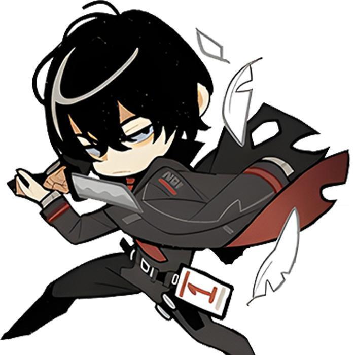 Limbus Company Chibi: High-Quality 5cm Acrylic Keychain - Double-Sided Print - YI SANG