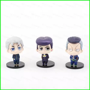 PS1 6 Chiếc Cuộc Phiêu Lưu Kỳ Dị Của JoJo: Kim Cương Không Thể Phá Vỡ Rohan Kishibe Chibi Nhân Vật Hành Động Bộ Trang Trí SP1
