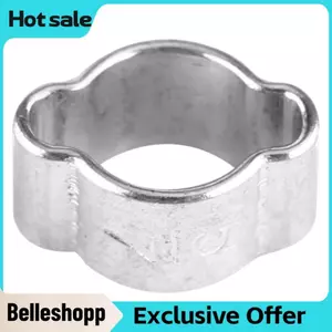 Belleshopp 10 CHIẾC Đôi Tai Vòi Kẹp cho Đường Nhiên Liệu và Ống Xăng Thép không gỉ Mạ Kẽm O 5-7MM Cao Su Silicone Ống