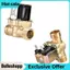 Belleshopp Van điện từ bằng đồng thau 1/2 inch 24V DC Điều khiển nước thường đóng