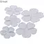 TUYỆT VỜI 5 Chiếc Khung Hoa Kim Loại Cắt Chết, Thép Carbon, Kim Loại Sliver Dập Nổi stencils, Hoa Tinh Tế 12.5 * 10.3cm Cắt stencils DIY Craft Album