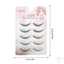 Lông mi giả màu đen ngắn tự nhiên Thân cứng C Curl 7-9mm Trang điểm hàng ngày hỗn hợp