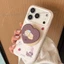 Giá đỡ từ tính Dễ thương Chó mèo mờ Vỏ điện thoại mềm cho iPhone 17 Pro Max 16 15 14 Vỏ bảo vệ chống sốc