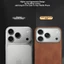Ốp Điện Thoại Da Thật Chính Hãng Vintage Cho iPhone 17 16 15 14 Plus 13 12 Pro Max Kim Loại Ống Kính Máy Ảnh Thân Thiện Với Da Vỏ Bảo Vệ