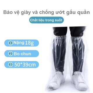 [COD] Combo 10 đôi bọc giày đi mưa chống nước Vỏ Bọc Giày Đi Mưa Tế Chống Thấm Nước Mưa Tiện Lợi