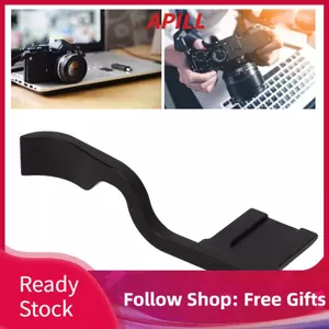 Apill Kim Loại Giày Nóng Ngón Tay Cái Lên Còn Lại Tay Cầm Cho Máy Ảnh Fujifilm Fuji X S10 Camera Hợp Kim Nhôm Ngón Tay Cái Phụ Kiện Đen