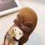 Giày bé gái | Da lông giữ ấm trang trí Hello Kitty nơ len đế mềm chống trượt | Đi chơi ngoài trời mùa thu đông hàng ngày