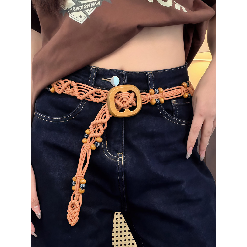 Thắt lưng bện Bohemian 2026 Thắt lưng nữ thời trang Bohemian phong cách mới