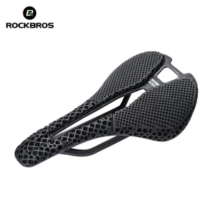ROCKBROS Yên Xe Đạp 3D In Sợi Carbon Rỗng Thoáng Khí Giảm Sốc Nhẹ Cho Xe Đạp Đường Bộ MTB Xe Đạp Gấp