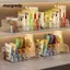 Giá đỡ ngăn MARGREDY, Khay lưu trữ Acrylic bằng nhựa, Giá đựng đồ 7 khe trong suốt Nhà bếp