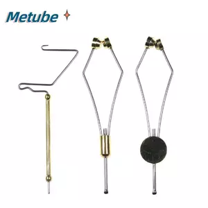 METUBE Phù hợp với Bobbin Threader Câu cá ruồi nóng Đầu gốm Giá đỡ cuộn