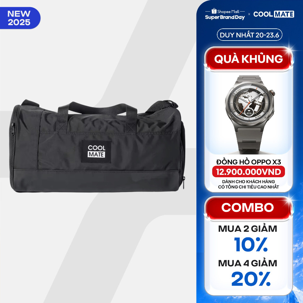 [MUA 4 GIẢM 20%]Túi trống Gym Coolmate