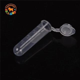 CANAMEK 30 Cái 5ml Máy Ly Tâm Nhựa Phòng Thí Nghiệm Ống Lọ Mẫu Hộp Đựng Chai Có Nắp CSF