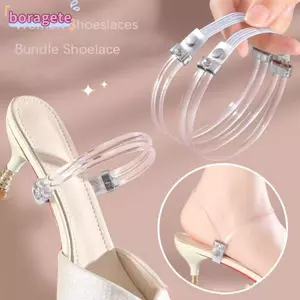 Dây Giày Nữ BORAGETE, Dây Buộc Dây Giày Trang Trí Gói Dây Giày, Thời Trang Mắt Cá Chân Giữ Có Thể Điều Chỉnh Chống Rơi Dây Giày Nữ