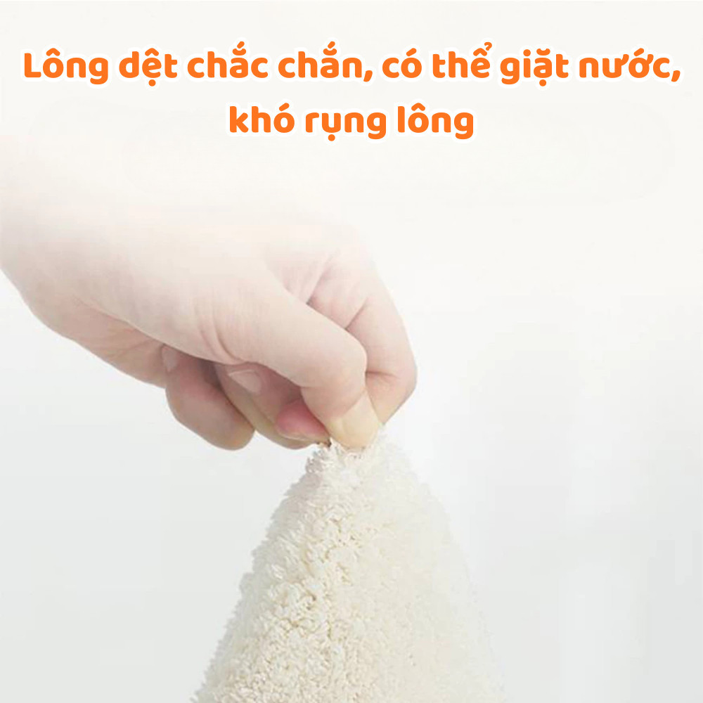 Thảm Lau Chân Lông Mịn Hoạt Hình, Thảm Chống Trượt Cho Nhà Tắm Và Phòng Ngủ Richouse