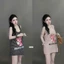 Váy 2 Dây Kẻ Ngang Cún Hông Beli KCloset Đầm Suông Chất Cotton Co Giãn Nữ Tính NA174