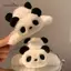 AqToCna Hoạt Hình Thời Trang Dễ Thương Sang Trọng Gấu Trúc Kẹp Tóc Hoạt Hình Lớn Hairgrips Tóc Vuốt Kẹp Tóc Phụ Kiện Tóc AqToCna