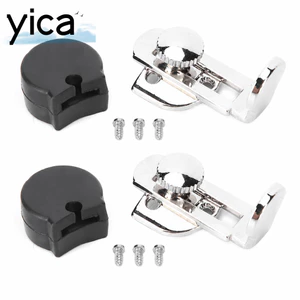 YICA 2 Bộ Clarinet Ngón Tay Cái Còn Lại, Kim Loại Và Nhựa Màu Bạc Đen Có Thể Điều Chỉnh Ngón Tay, Thiết Kế Thoải Mái Có Thể Điều Chỉnh Gỗ Nhạc Cụ Phụ Kiện Cho Người Chơi Clarinet