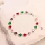 Mới Người Yêu Kẹo Nhiều Màu Sắc Zircon Vòng Tay Tình Yêu Ánh Sáng Sang Trọng Cao Cấp Trái Tim Tình Yêu Cầu Vồng Vòng Tay Nữ ins Niche Hợp Thời Trang