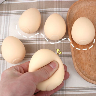 1 Món Mô Phỏng Trứng Squishy Đồ Chơi Không Độc Hại TPR Bóp Mềm Giảm Căng Thẳng An Toàn Fidget Đồ Chơi Cho Trẻ Em Từ 3 Tuổi trở lên