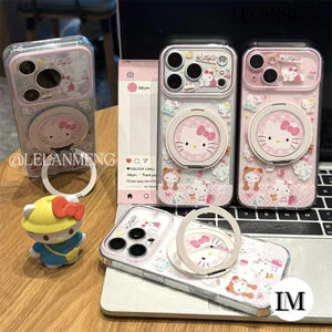 Ốp Lưng Cho Oppo Reno 12 10 5 11 11F 10 12F 15F 13 15 14F 14 12 Pro 8T Vỏ điện thoại thiết kế Hello Kitty xoay