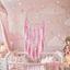 Feather Dream Catcher Treo Tường Bohemian Handmade Dệt Trang Trí Phòng Ngủ Pampas Cỏ Dạ Quang Hạt Trang Trí