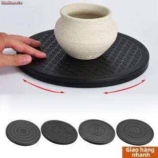 [Chất lượng cao] Bàn xoay xoay THEHOMECO, Bánh xe gốm thực tế xoay 360, Đường kính chống trượt chất lượng cao 20 / 25 / 30 / 40cm Tấm quay để điêu khắc đất sét gốm