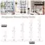 Giá đỡ kính mắt IFANSIN, Giá trưng bày kính râm Acrylic nhiều lớp, Hộp đựng kính trong suốt đựng đồ trang sức