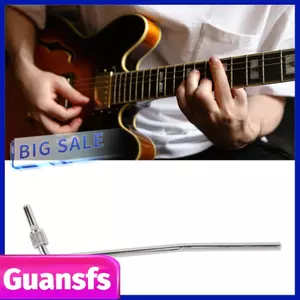 Guansfs Guitar điện Tremolo Thanh kim loại Cánh tay lắp đặt dễ dàng cho người chơi guitar hệ thống ngựa đàn (Bạc)