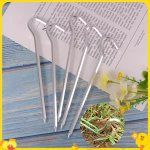 5 Chiếc Hợp Kim Lều Cọc Chốt Chịu Lực Đầu Móng Tay 7.01inch Kim Loại Thép Chắc Chắn