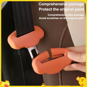 2 Chiếc Chống Trầy Xước Cao Su Ghế Ô Tô Bule Bảo Vệ Kẹp Bảo Vệ Bao Đa Năng Dây An Toàn Bule Bao Cho SUV Sedan
