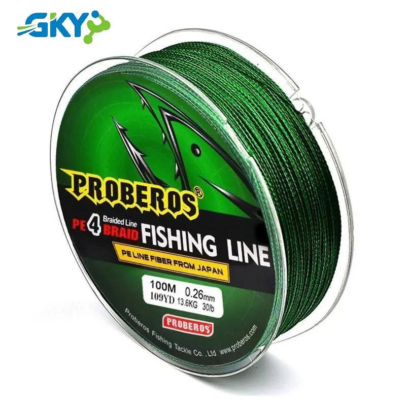 Dây Câu GKY 100M 4 Dây Multifiber Dây Bện Siêu Mạnh 10-25LB Pe Cá Chép Dây Câu GKY