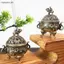 Lư Hương Voi Lư Hương Hoa Sen Kim Loại Lư Hương Bát Đựng Hương Có Tay Cầm Thiền Yoga Trang Trí Nhà Cổ Phong Cách [VN]