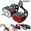 NEWIDEA Đèn trước/sau xe đạp LED sạc lại, siêu sáng, di động, độ sáng cao