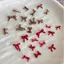 MAKY 12 Lưới / Hộp Nơ Móng Tay Nghệ Thuật Trang Trí 3d Đỏ Nâu Nơ Nhựa Quyến Rũ Trang Sức Tự Làm Làm Móng Tay Trang Trí Vật Dụng Phụ Kiện VN