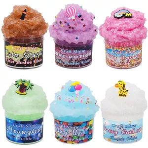 Slime Màu Bùn Gạo Hạt Chất nhờn Tạo Bọt Keo Giáo Dục Giải Nén Pha Lê Bùn Màu Bùn Đồ Chơi Trẻ Em 0624