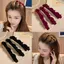 HFSHY Nữ Nhung Barrettes Kẹp Tóc Sang Trọng Lý Tưởng Cho Đuôi Ngựa Và Mặc Hàng Ngày VN
