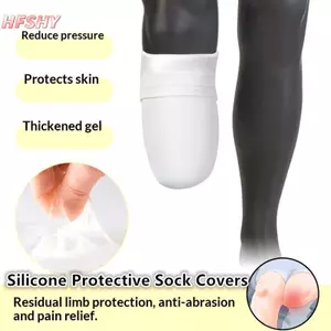 HFSHY Thiêned Gel Y Tế Giả Như vậy Thoáng Khí Co Giãn Hút Mồ Hôi Mềm Stump Bảo Vệ Amputee Tay Bắp Chống Mài Mòn VN
