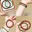 Mã Não Đỏ Tự Nhiên Jasper Chalcedony Vòng Tay Mới Guochao Màu Sắc Tương Phản Thanh Lịch Tính Khí Nữ Tay Trang Trí