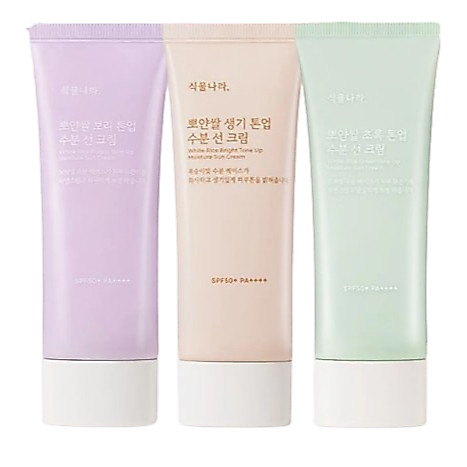 Shingmulnara Kem chống nắng White Rice Tone-Up 3 loại 100ml