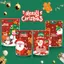 GREAT 50 Chiếc Túi Đóng Gói Giáng Sinh, Ông Già Noel Giáng Sinh Vui Vẻ Túi Kẹo, Bao Bì Ăn Nhẹ Cung Cấp Tiệc Nhiều Màu Gói Quà Tặng Bánh Quy Cho Trang Trí Tiệc Giáng Sinh