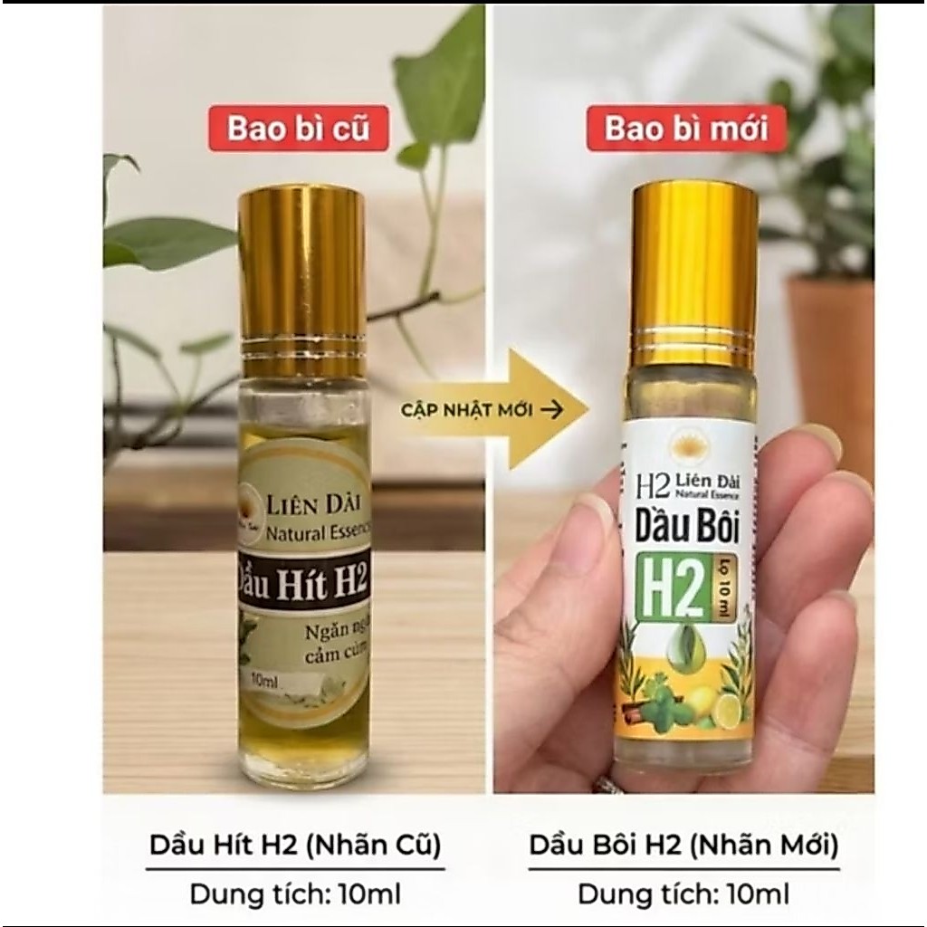 Dầu bôi ho H2 Liên Đài - Ngừa cảm cúm