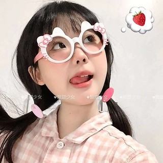 Khung kính Nhật Bản HelloKitty màu hồng ngọt ngào dễ thương