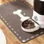 Thảm lót nước và thức ăn cho thú cưng thấm bùn Diatomaceous Thảm chống thấm nước chống trượt Ngăn ngừa rối loạn cho thú cưng trong nhà [VN]