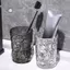 Maybest Cốc đựng bàn chải đánh răng bằng nhựa có tay cầm Phòng tắm gia đình Tumblers Cốc di động Hộp đựng bàn chải đánh răng trong suốt {VN}