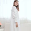 Phụ Nữ Vintage Công Chúa Váy Ngủ Nữ Dài Tay Cotton Trắng Đồ Ngủ Váy Ngủ